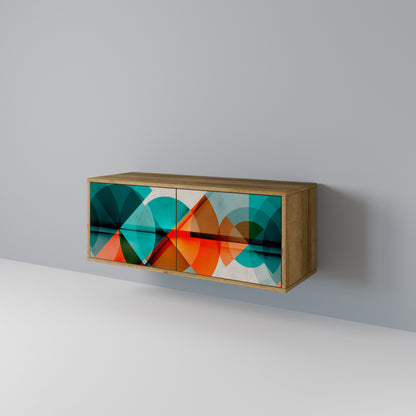 CIRCULAR RHAPSODY Mueble de TV Compacto de 2 puertas