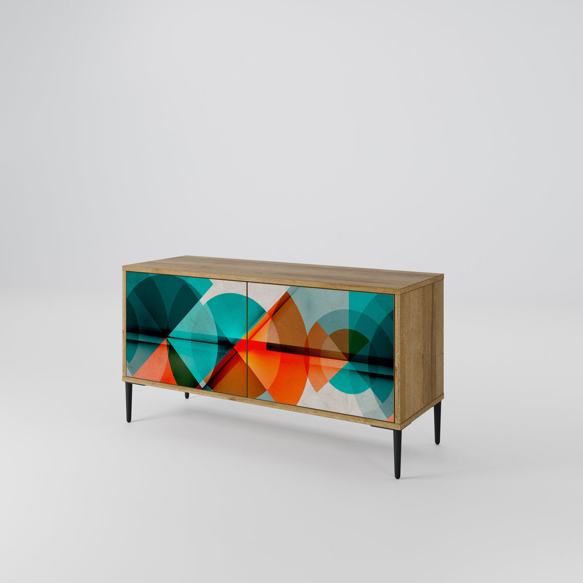 CIRCULAR RHAPSODY Mueble de TV Compacto de 2 puertas