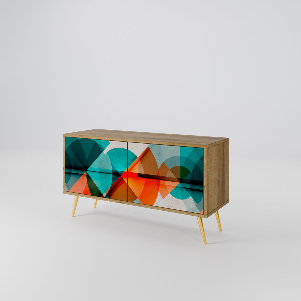 CIRCULAR RHAPSODY Mueble de TV Compacto de 2 puertas