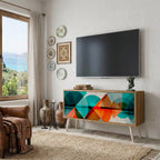 CIRCULAR RHAPSODY Mueble de TV Compacto de 2 puertas