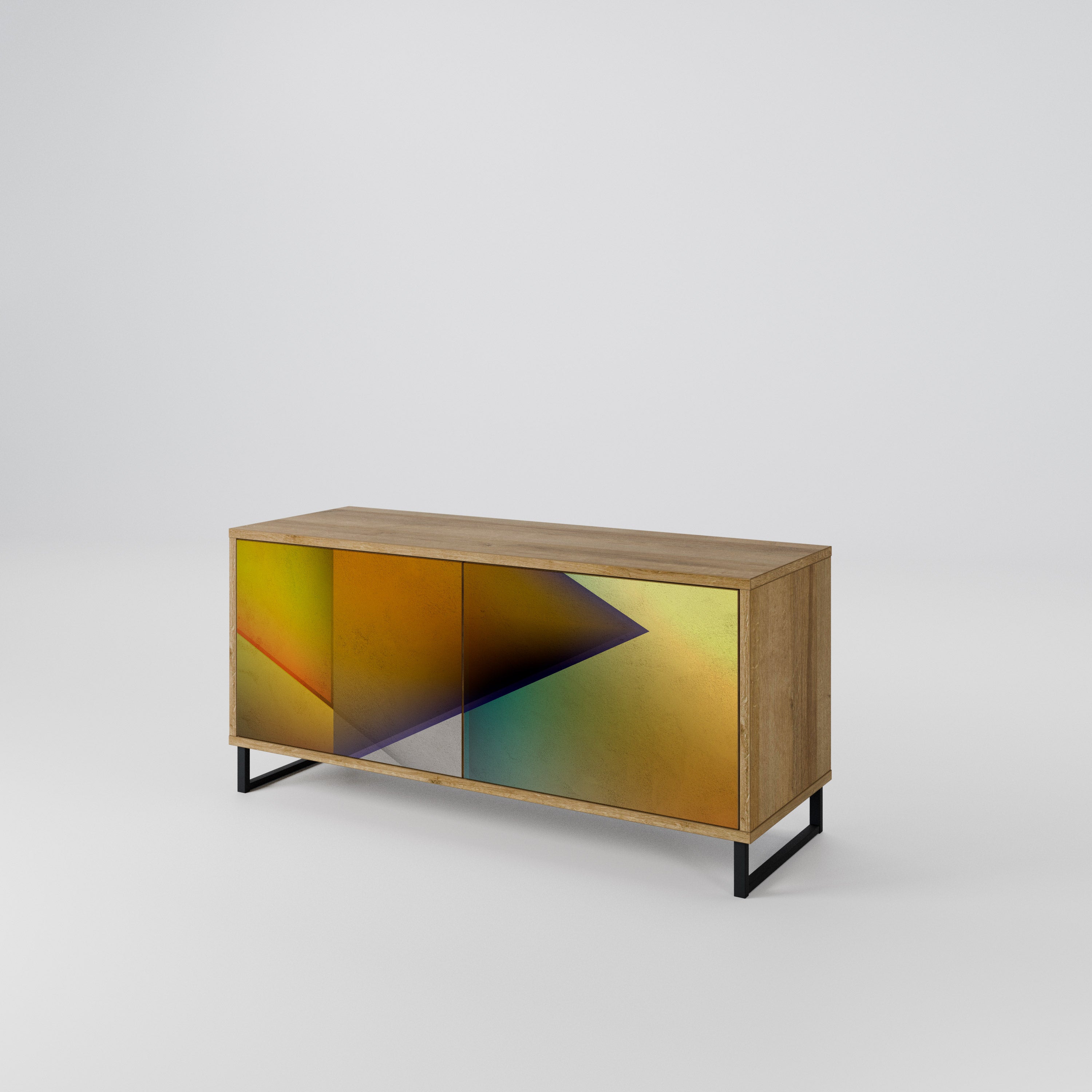 PIERCING SHARPNESS Compact 2-Door TV Cabinet