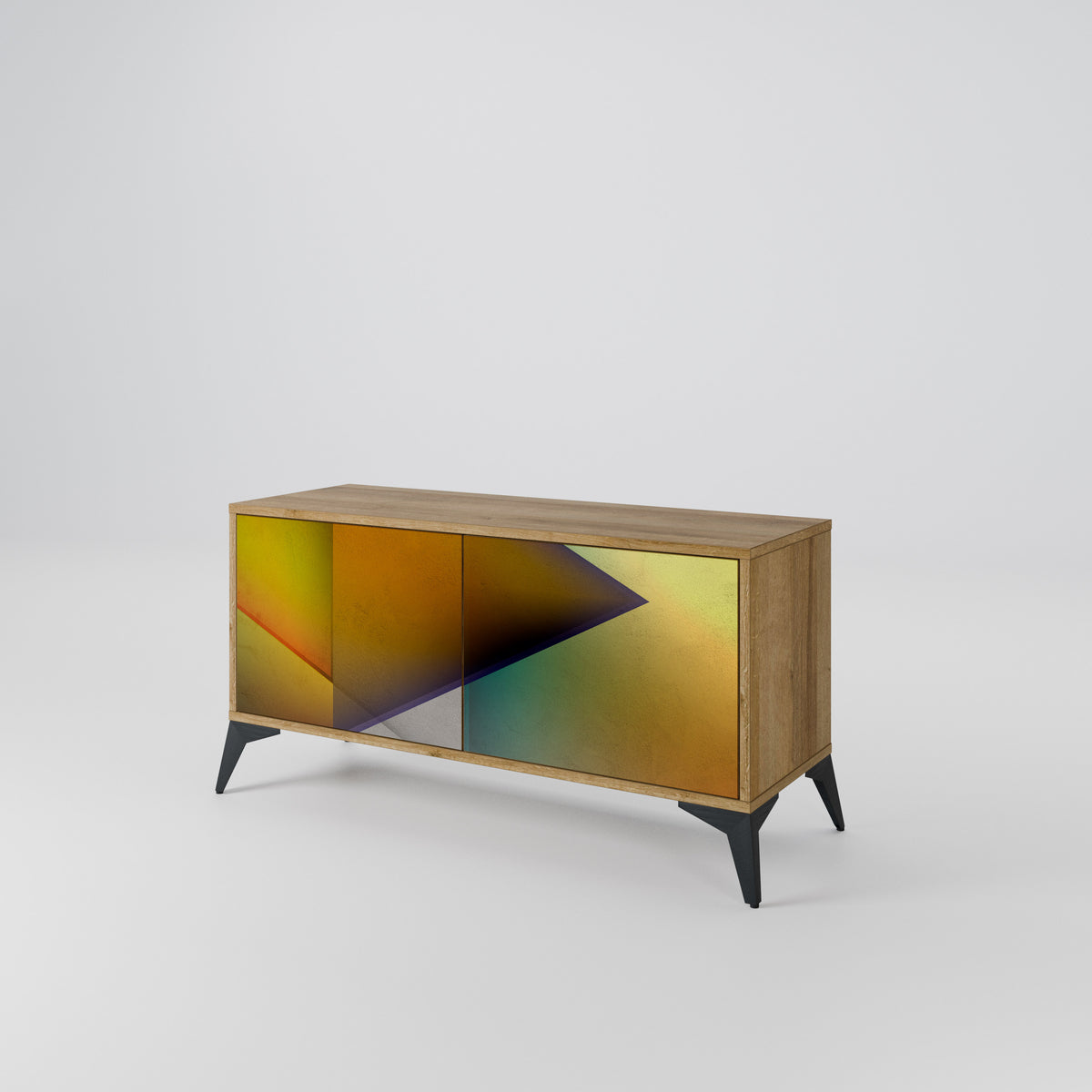 PIERCING SHARPNESS Mueble de TV Compacto de 2 puertas