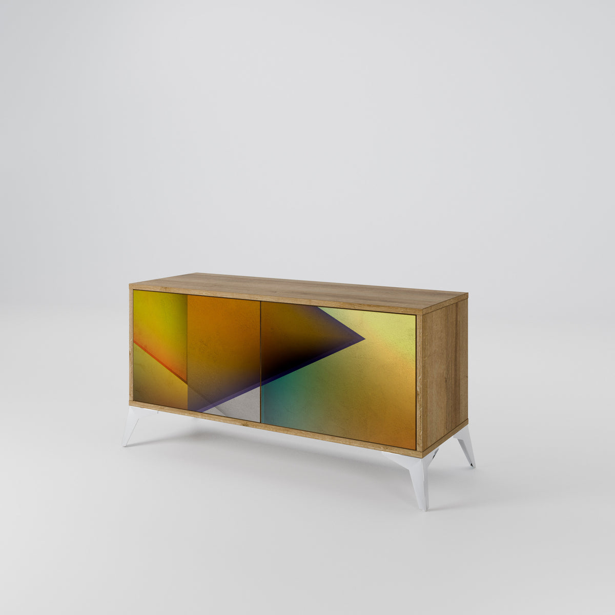 PIERCING SHARPNESS Mueble de TV Compacto de 2 puertas