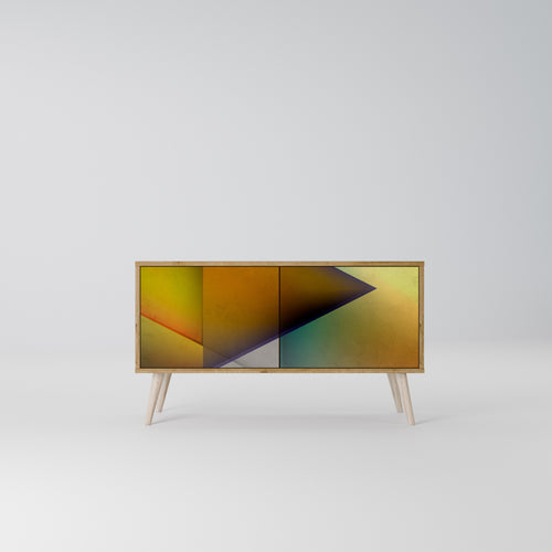 PIERCING SHARPNESS Mueble de TV Compacto de 2 puertas