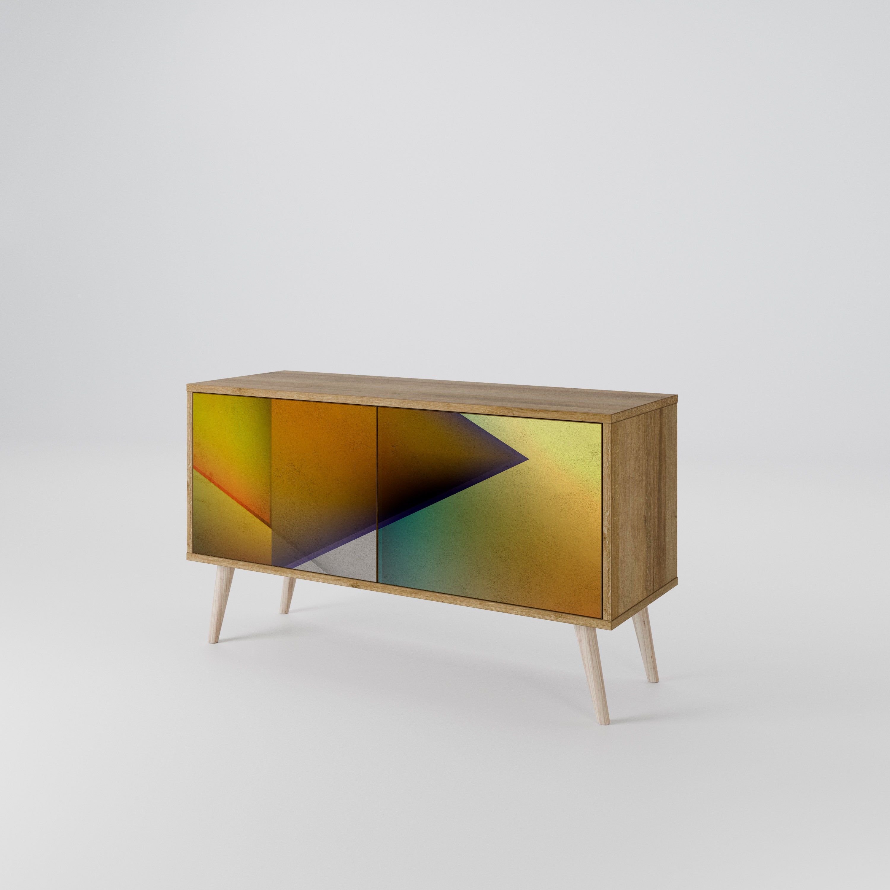 PIERCING SHARPNESS Compact 2-Door TV Cabinet