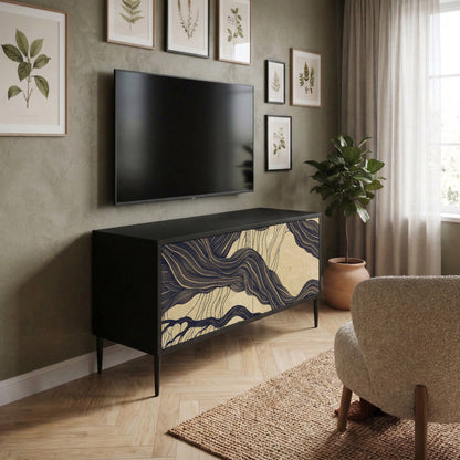 UNIFIED FRAGMENTS Mueble de TV Compacto de 2 puertas