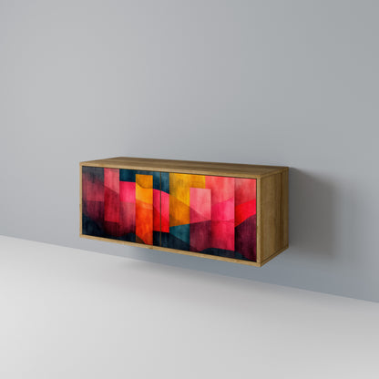 COLORFUL SOUNDS Mueble de TV Compacto de 2 puertas