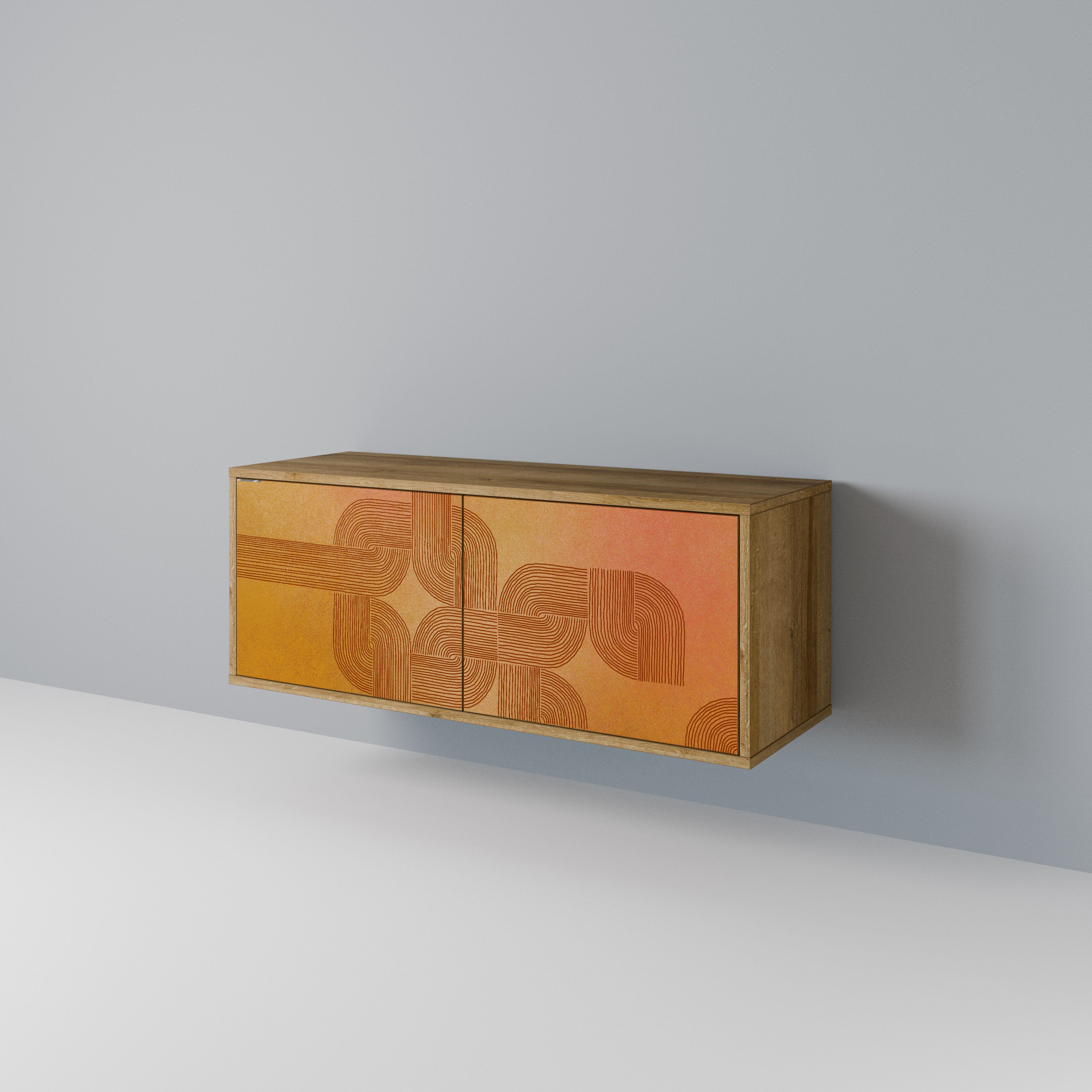 STRENGTHENING RELATION Mueble de TV Compacto de 2 puertas