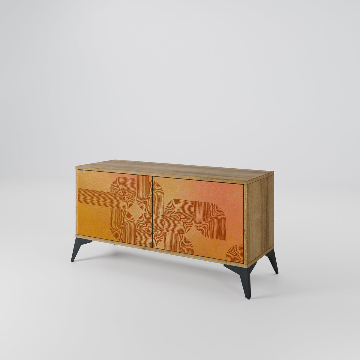 STRENGTHENING RELATION Mueble de TV Compacto de 2 puertas