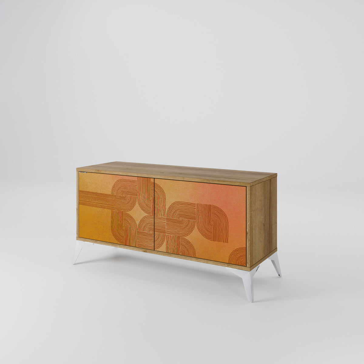 STRENGTHENING RELATION Mueble de TV Compacto de 2 puertas