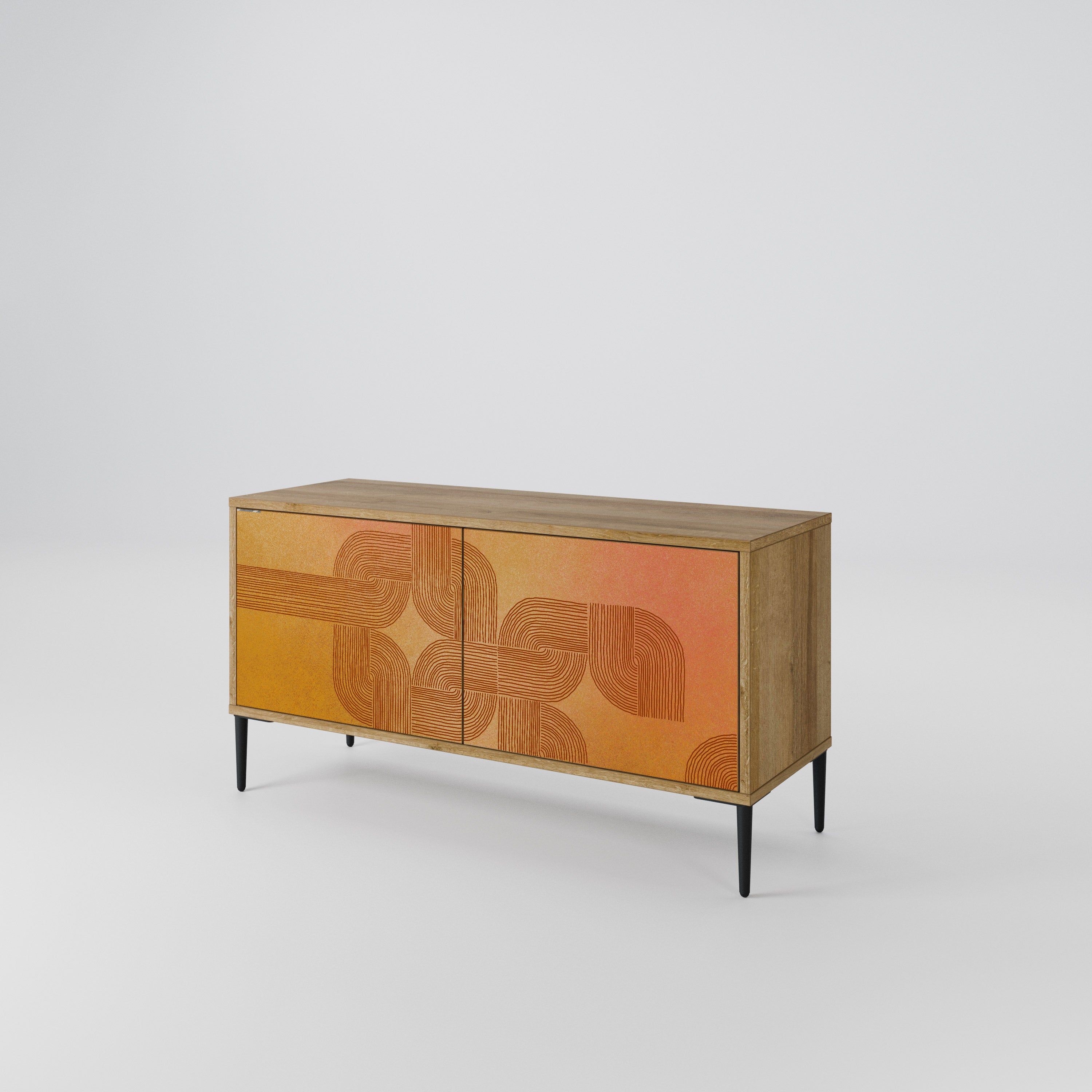 STRENGTHENING RELATION Mueble de TV Compacto de 2 puertas