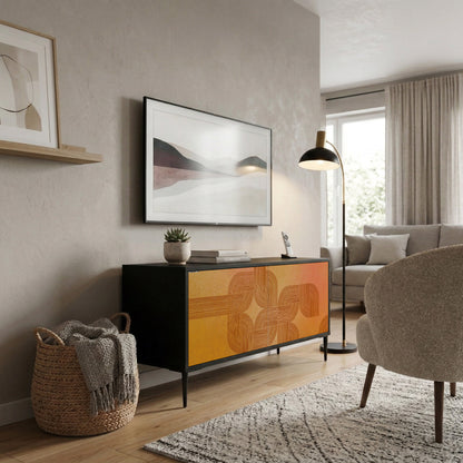 STRENGTHENING RELATION Mueble de TV Compacto de 2 puertas