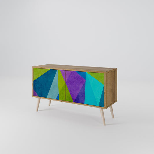 COLD SHOWCASE Mueble de TV Compacto de 2 puertas