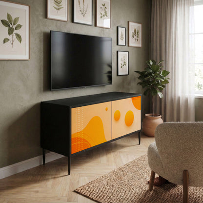 ORANGE ARRANGEMENT Mueble de TV Compacto de 2 puertas