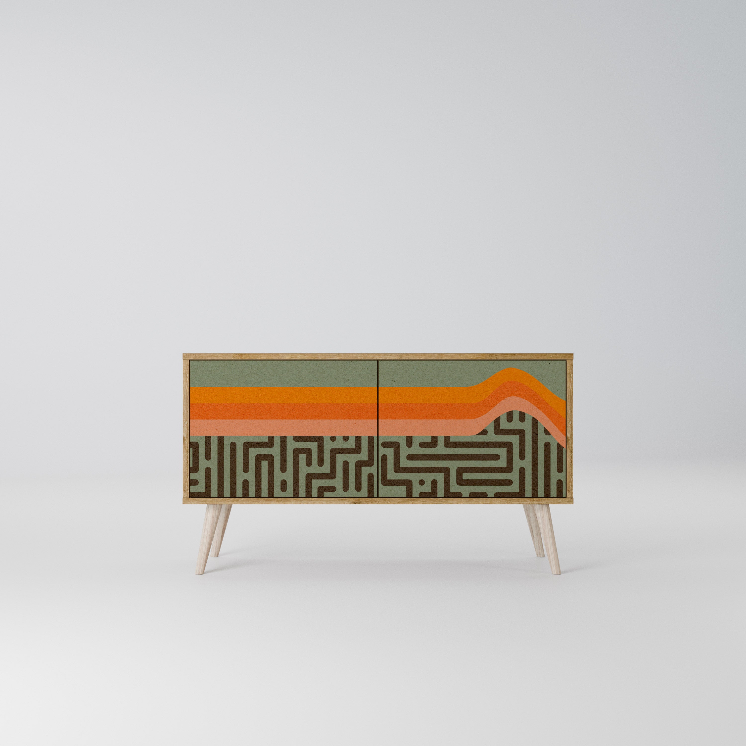 SIMPLE SOLUTIONS Compact 2-Door TV Cabinet