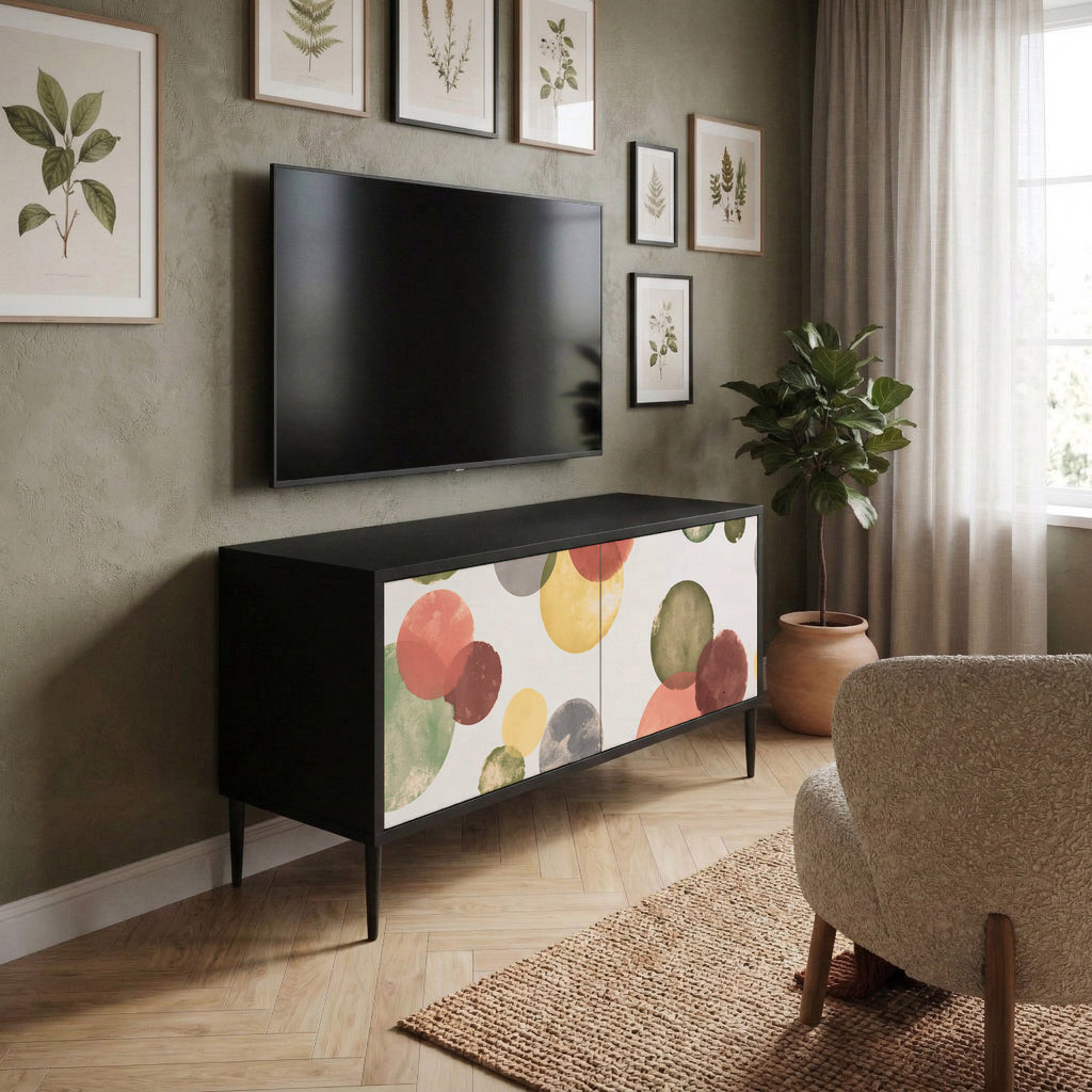 FLEETING HAPPINESS Mueble de TV Compacto de 2 puertas
