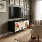FLEETING HAPPINESS Mueble de TV Compacto de 2 puertas