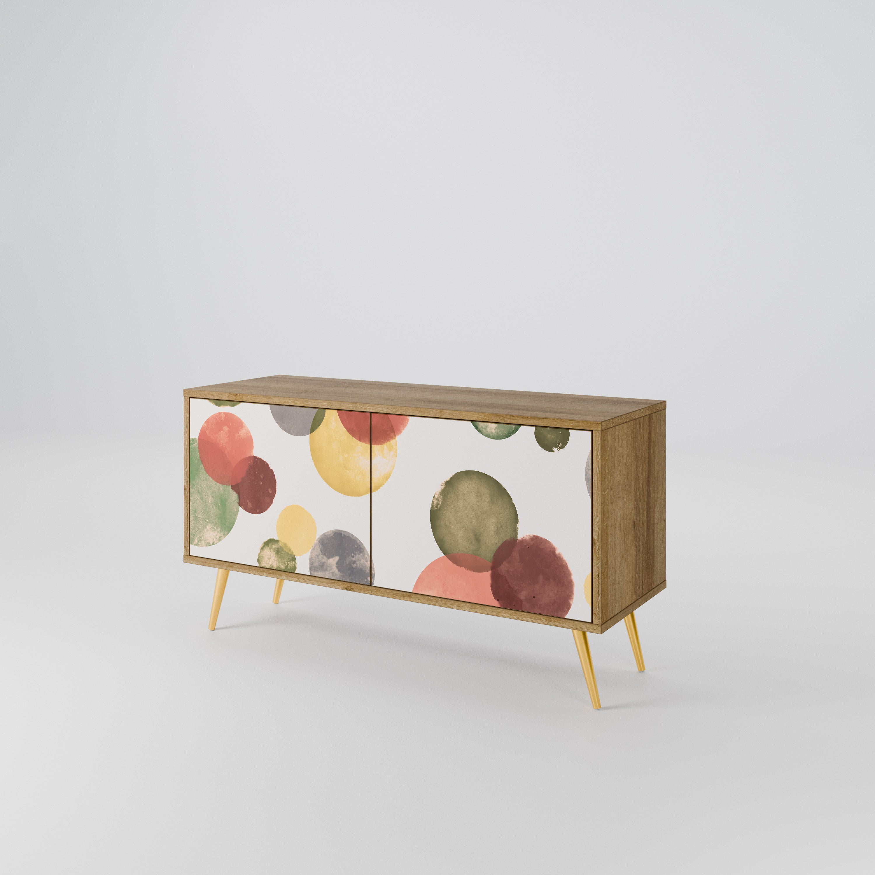 FLEETING HAPPINESS Mueble de TV Compacto de 2 puertas