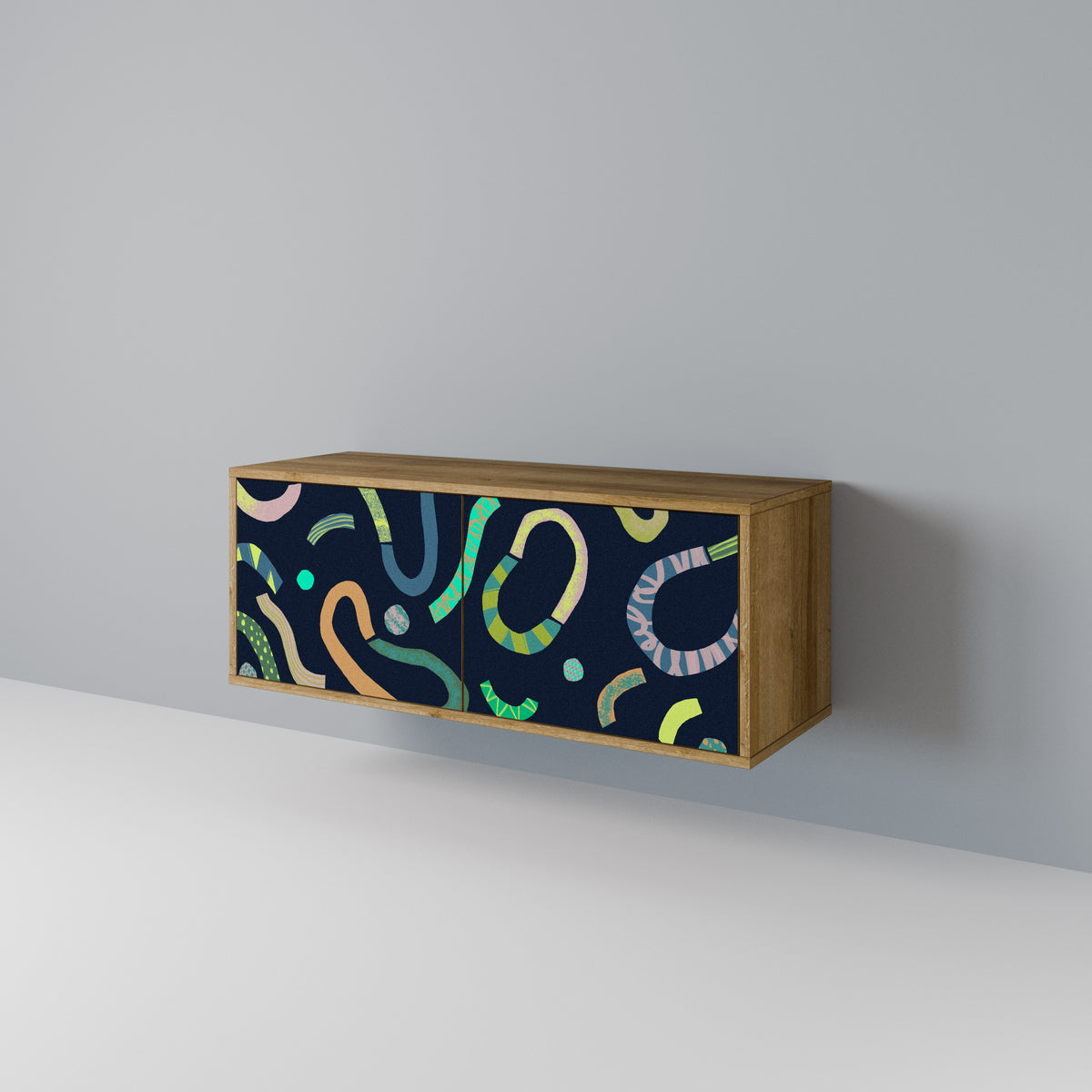 CONTRAST DANCE Compact 2-Door TV Cabinet