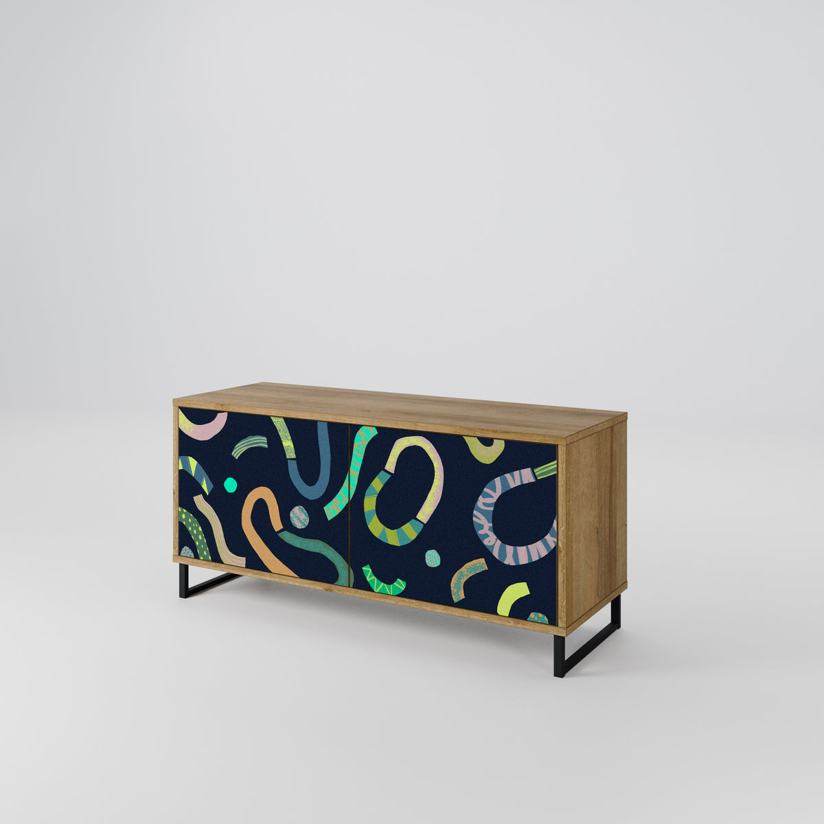 CONTRAST DANCE Mueble de TV Compacto de 2 puertas