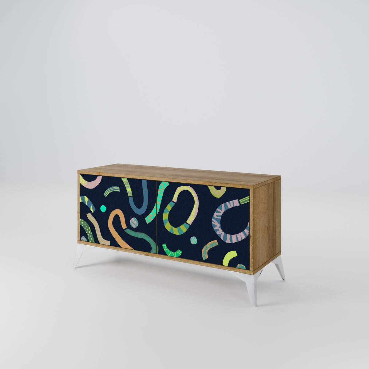 CONTRAST DANCE Mueble de TV Compacto de 2 puertas