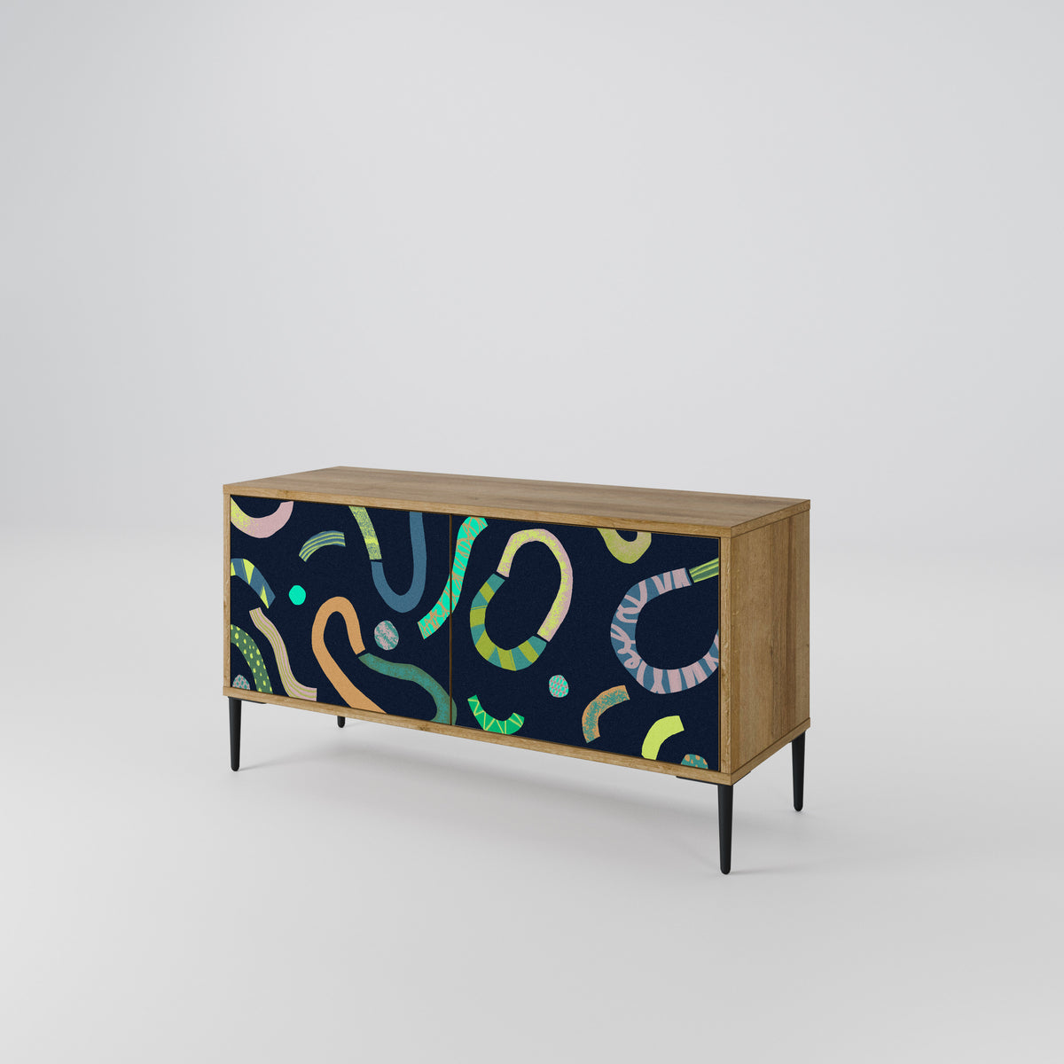 CONTRAST DANCE Mueble de TV Compacto de 2 puertas