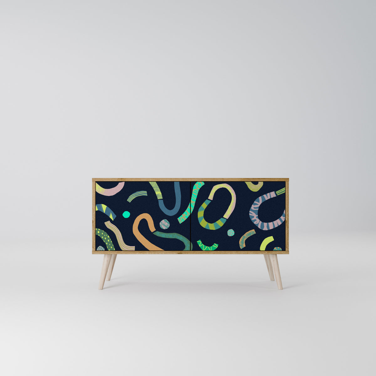 CONTRAST DANCE Mueble de TV Compacto de 2 puertas