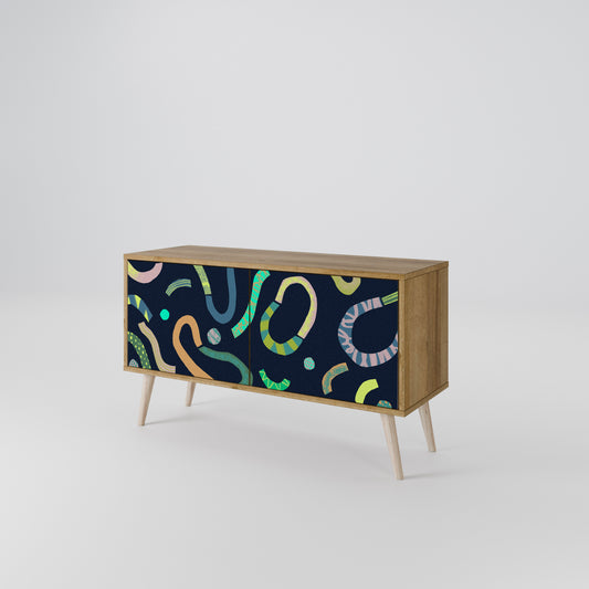 CONTRAST DANCE Mueble de TV Compacto de 2 puertas