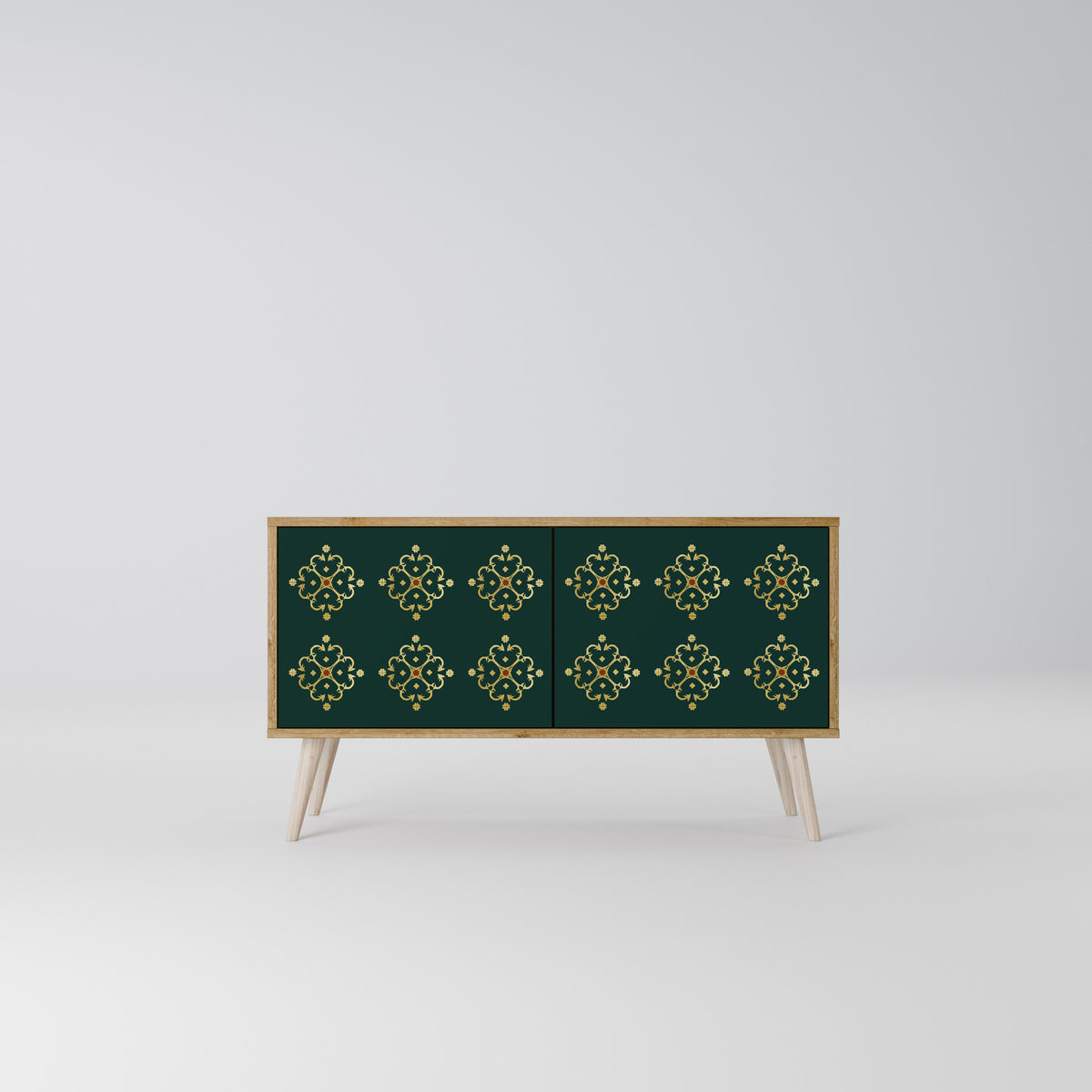 ROYAL MEDALLION Mueble de TV Compacto de 2 puertas