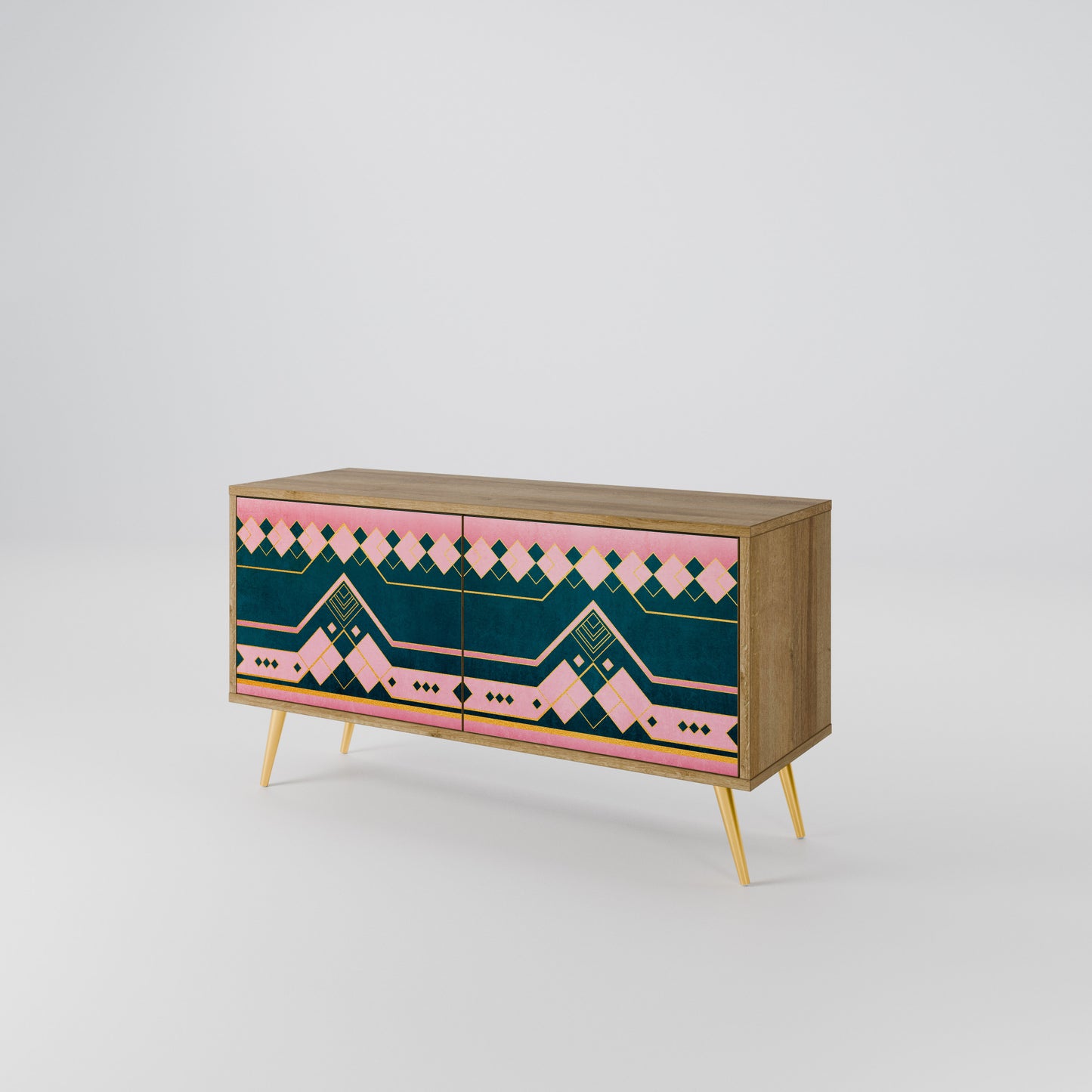 ROYAL COMPOSITION Compact 2-Door TV Cabinet