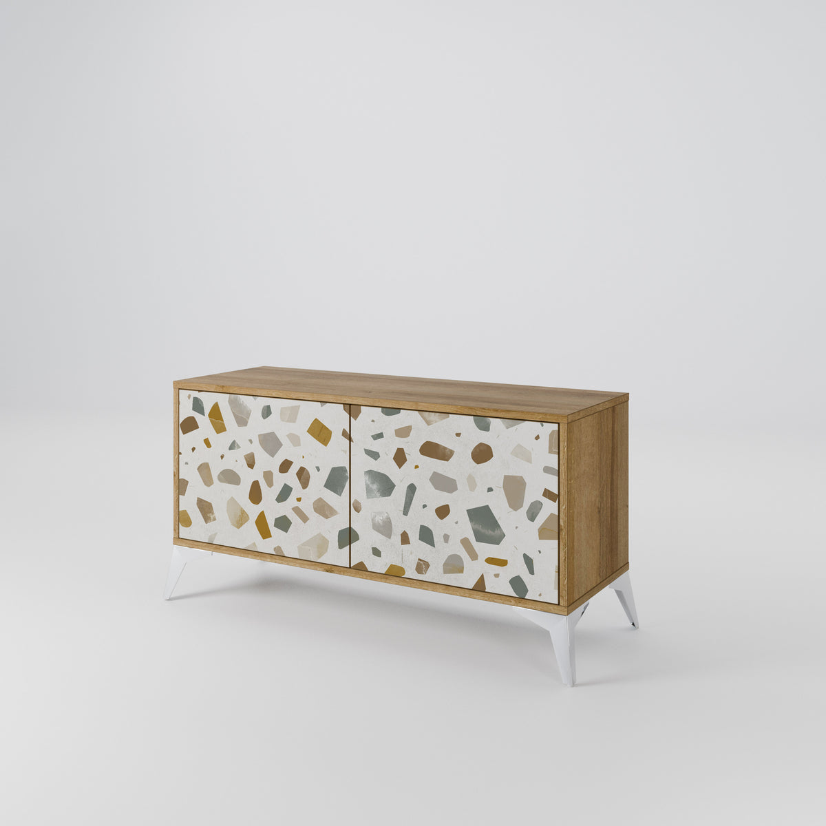 PIECES OF TOMORROW Mueble de TV Compacto de 2 puertas