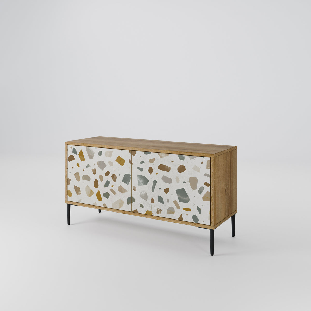 PIECES OF TOMORROW Mueble de TV Compacto de 2 puertas