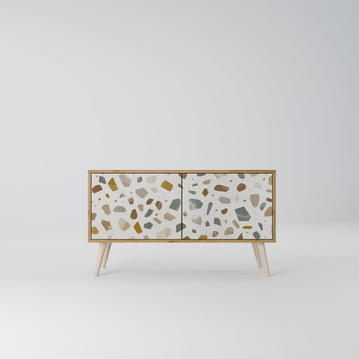 PIECES OF TOMORROW Mueble de TV Compacto de 2 puertas