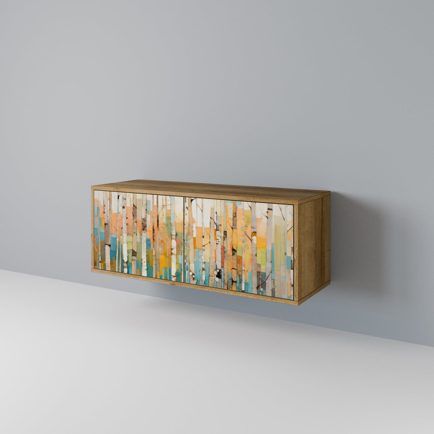 BIRCH KALEIDOSCOPE Mueble de TV Compacto de 2 puertas