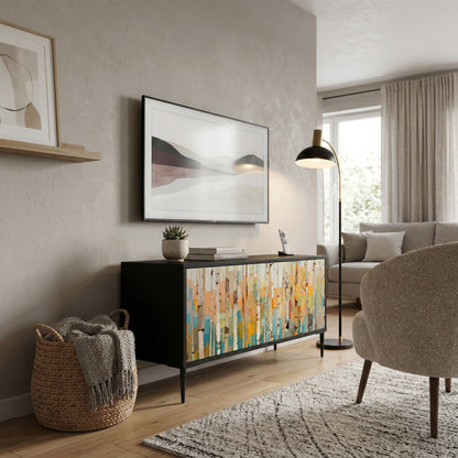 BIRCH KALEIDOSCOPE Mueble de TV Compacto de 2 puertas