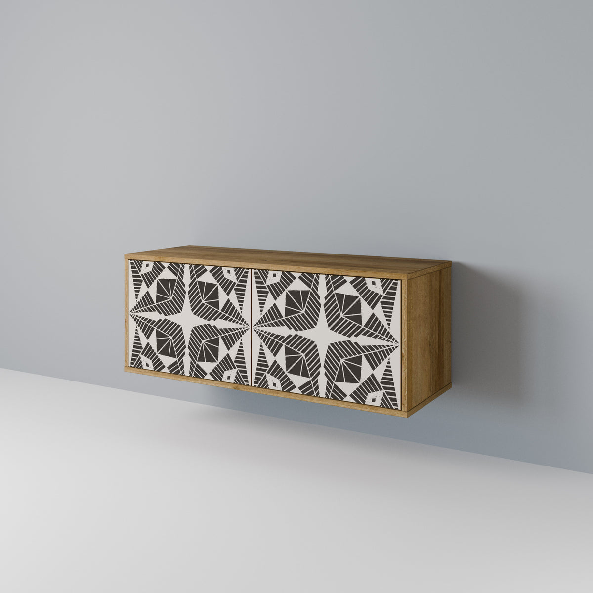 MONOCHROME NEXUS Mueble de TV Compacto de 2 puertas