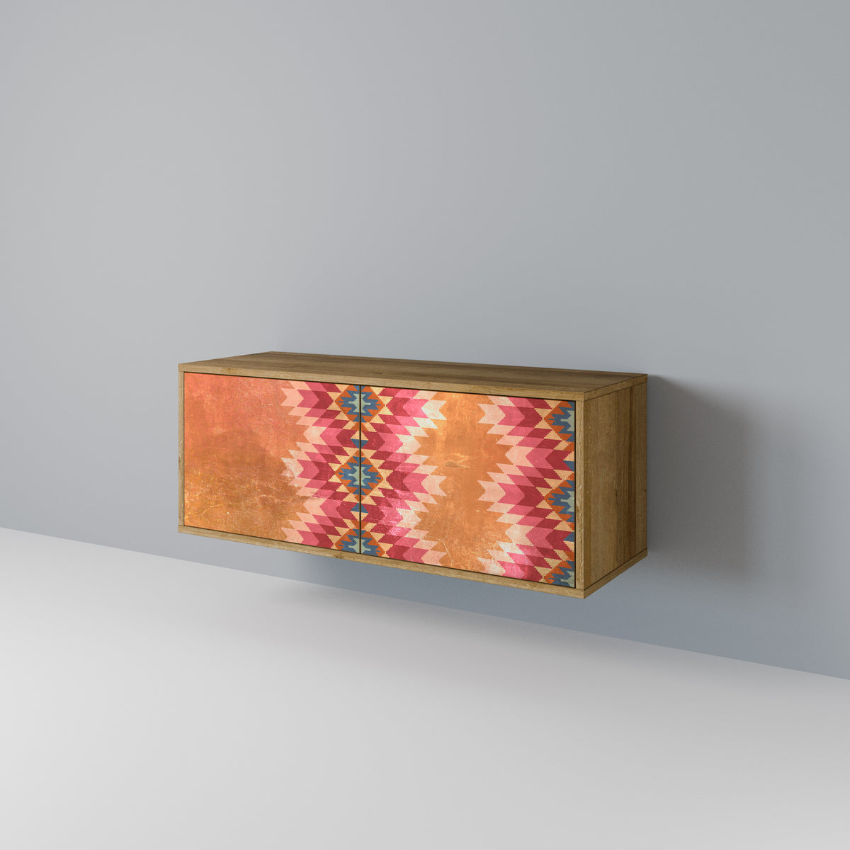 INDIAN FOLK Mueble de TV Compacto de 2 puertas