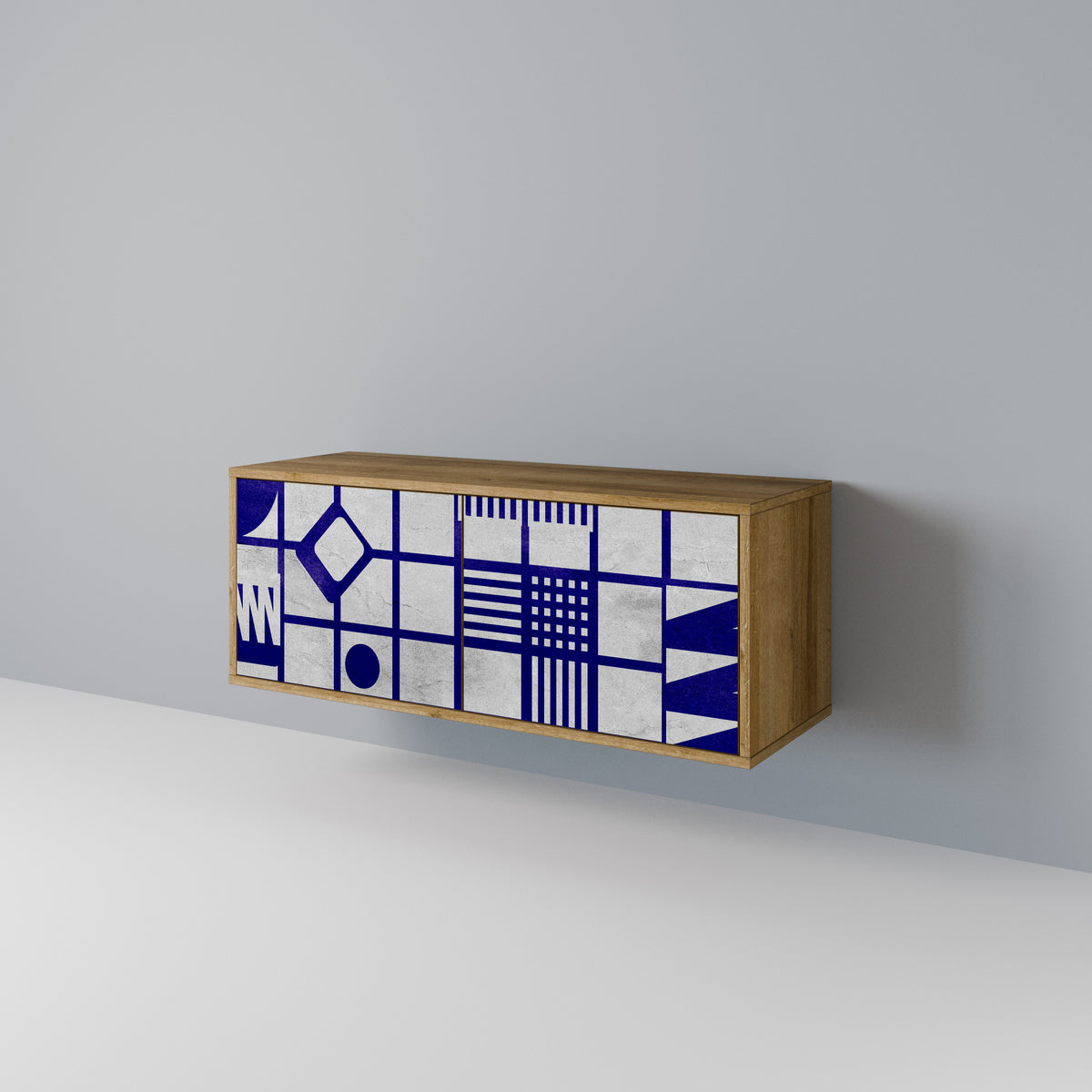 THE RIGHT PLACES Mueble de TV Compacto de 2 puertas