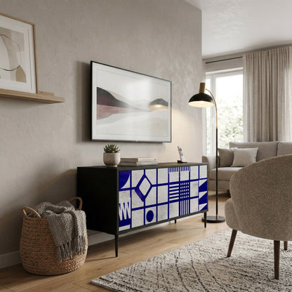 THE RIGHT PLACES Mueble de TV Compacto de 2 puertas