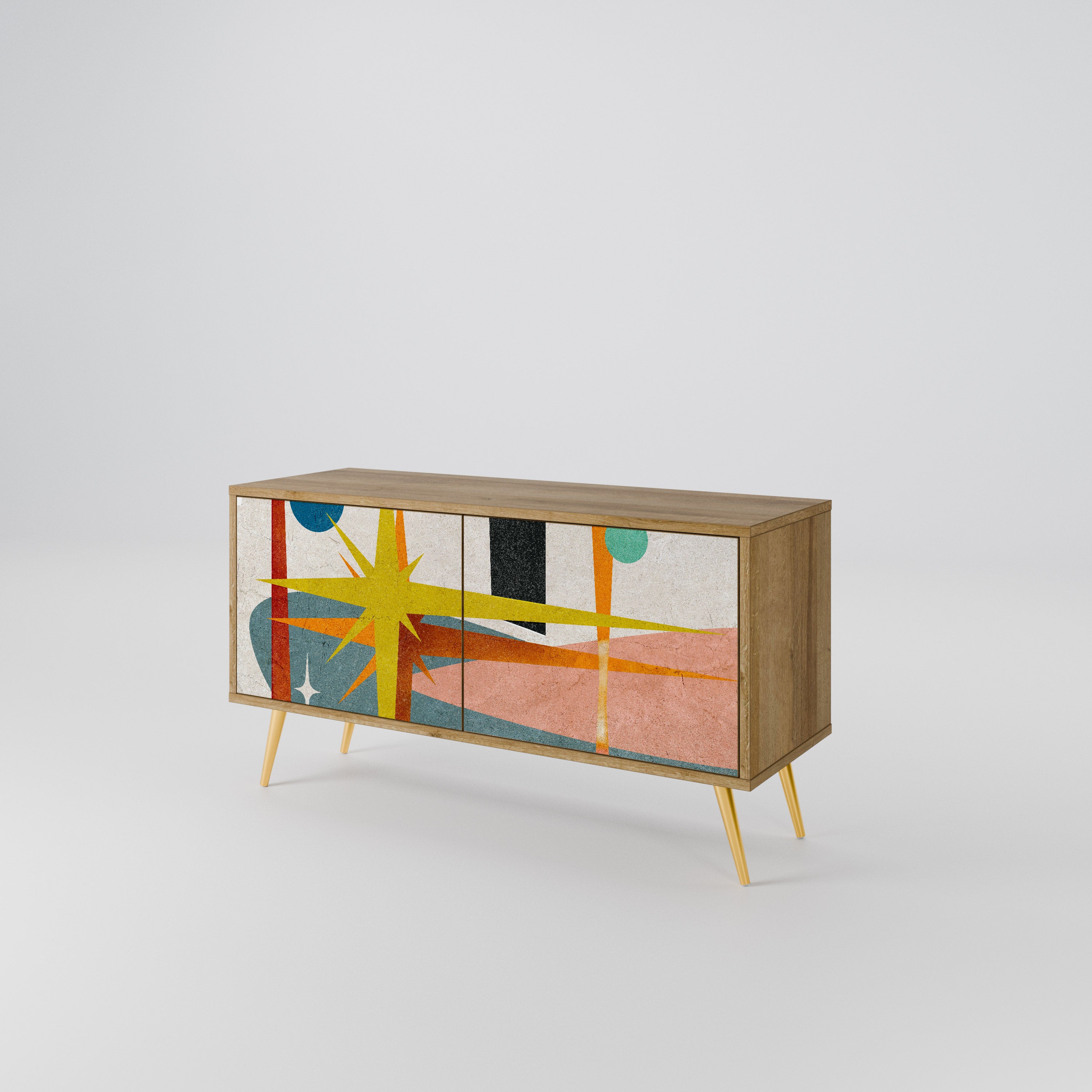 INTERSTELLAR VIBES Compact 2-Door TV Cabinet