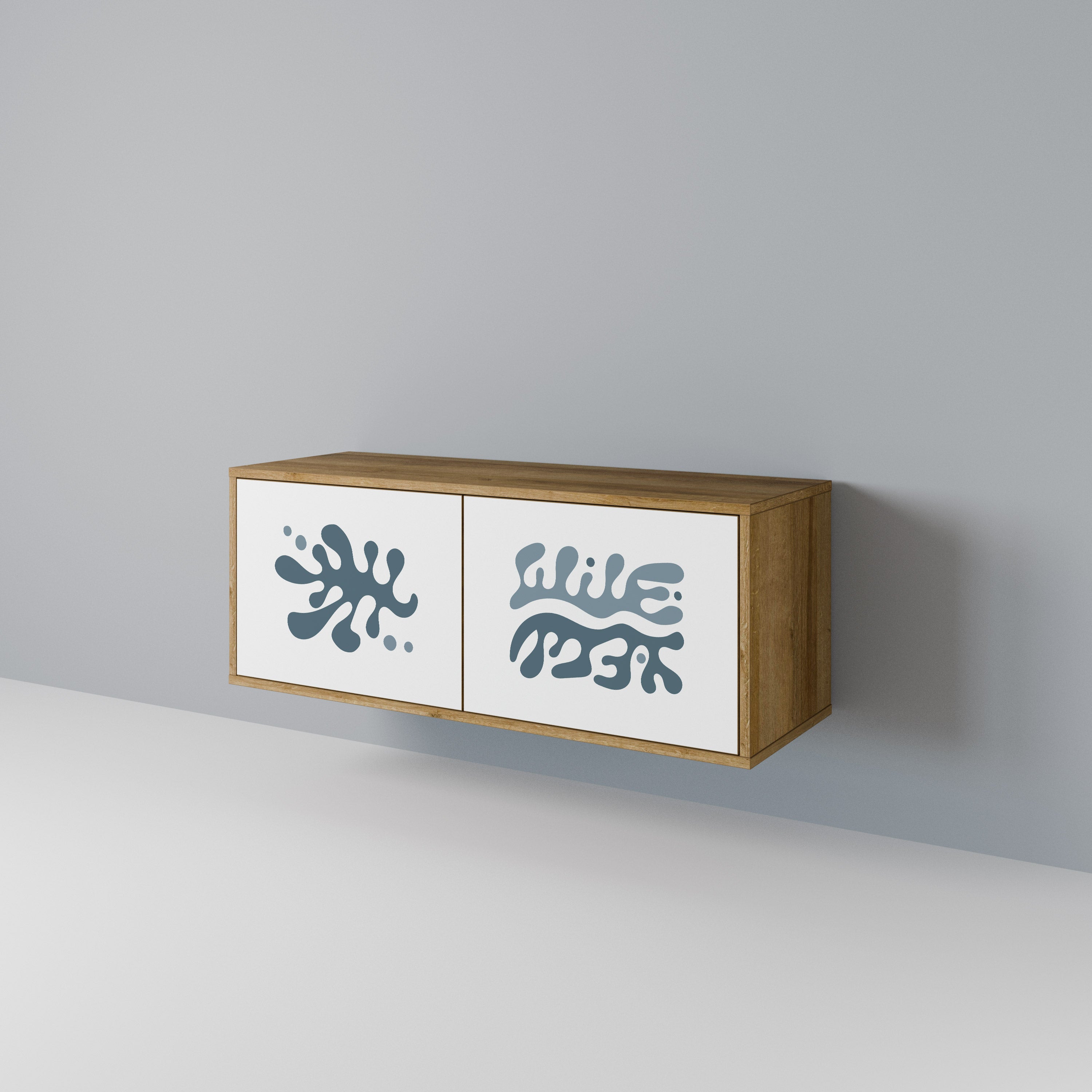 WONDERLAND VEGETATION Mueble de TV Compacto de 2 puertas