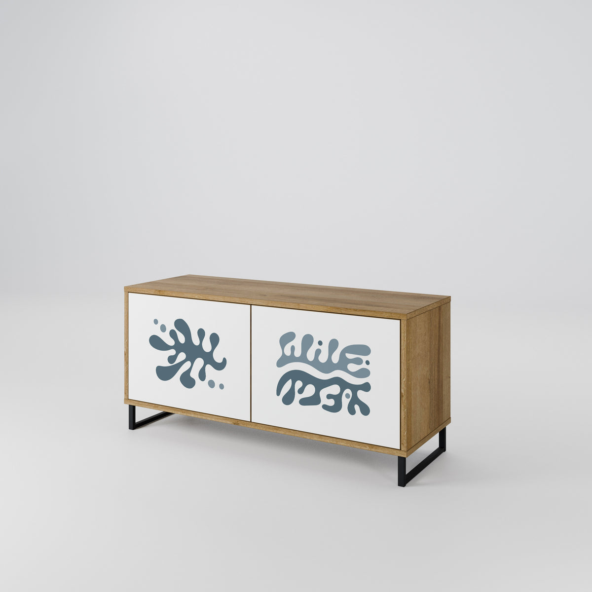 WONDERLAND VEGETATION Mueble de TV Compacto de 2 puertas