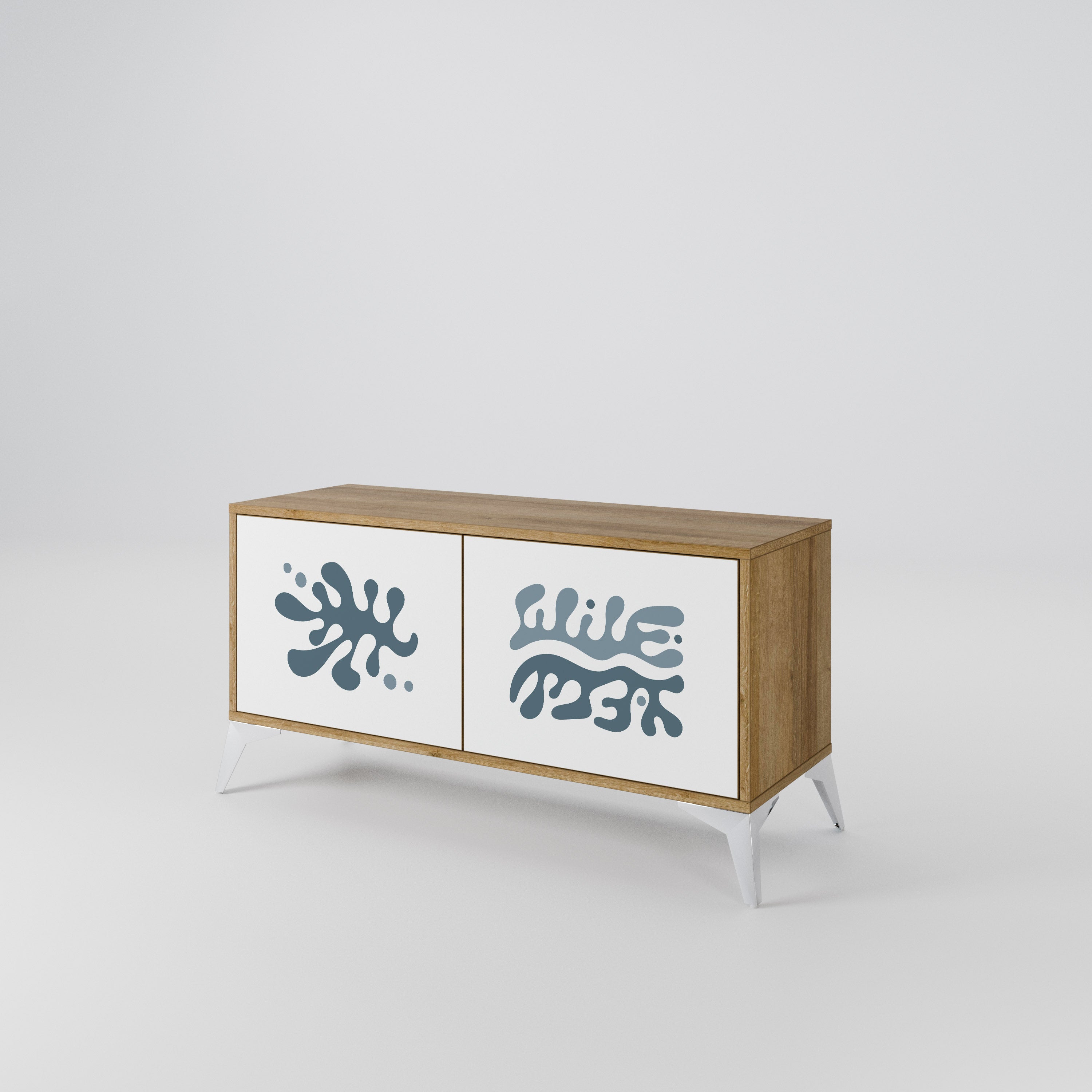 WONDERLAND VEGETATION Mueble de TV Compacto de 2 puertas