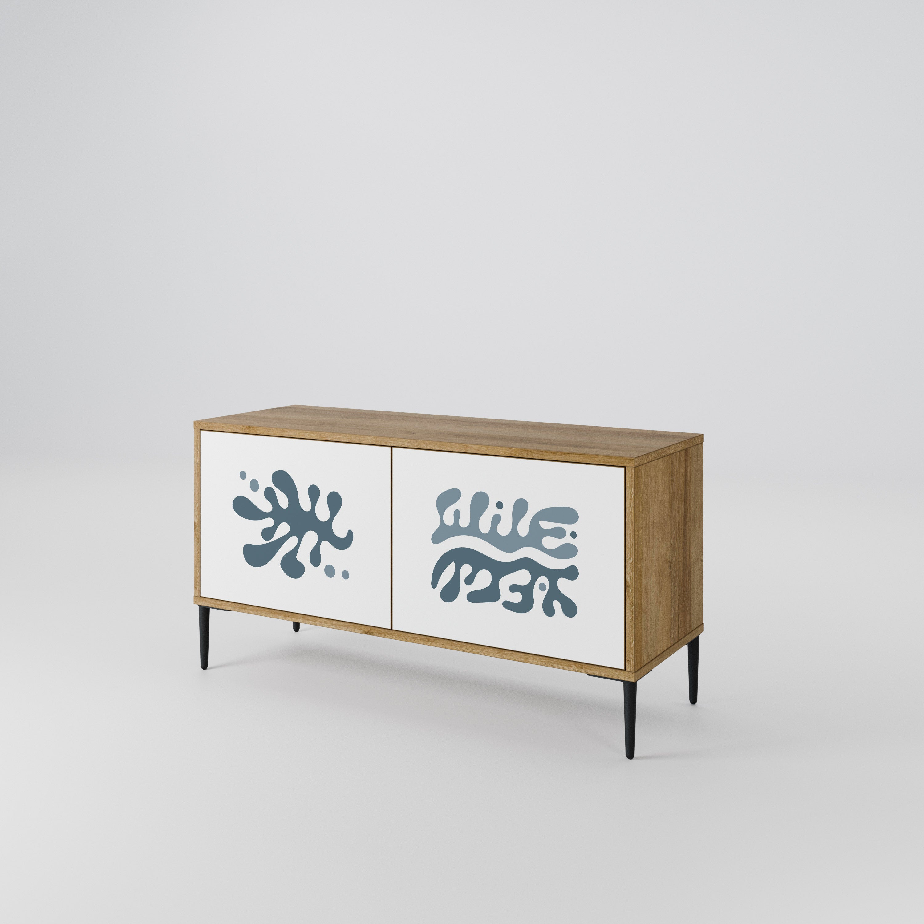 WONDERLAND VEGETATION Mueble de TV Compacto de 2 puertas