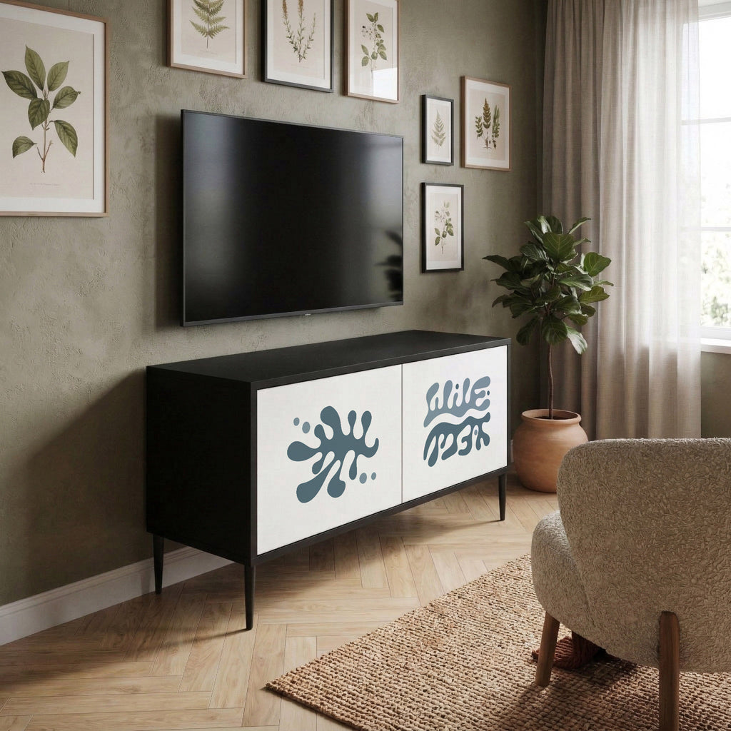 WONDERLAND VEGETATION Mueble de TV Compacto de 2 puertas
