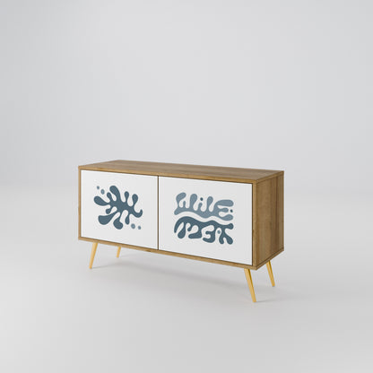 WONDERLAND VEGETATION Mueble de TV Compacto de 2 puertas