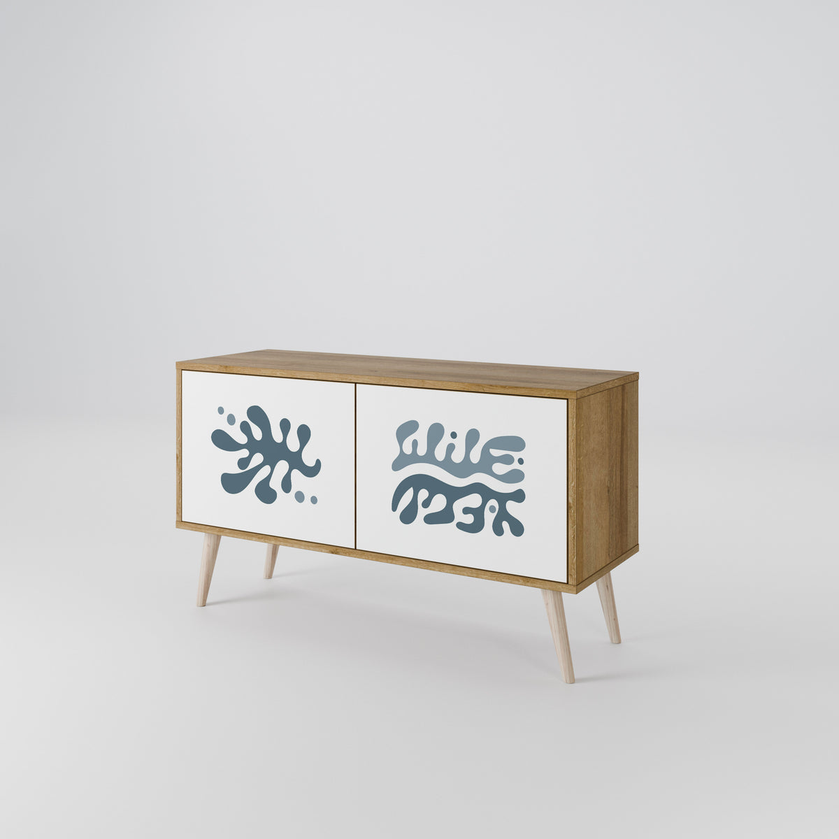 WONDERLAND VEGETATION Mueble de TV Compacto de 2 puertas