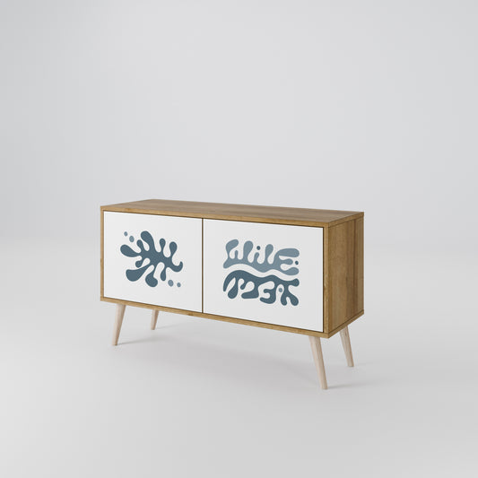 WONDERLAND VEGETATION Mueble de TV Compacto de 2 puertas