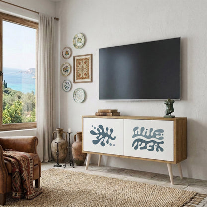 WONDERLAND VEGETATION Mueble de TV Compacto de 2 puertas