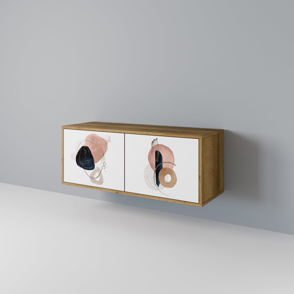 COLORFUL SHAPES Mueble de TV Compacto de 2 puertas